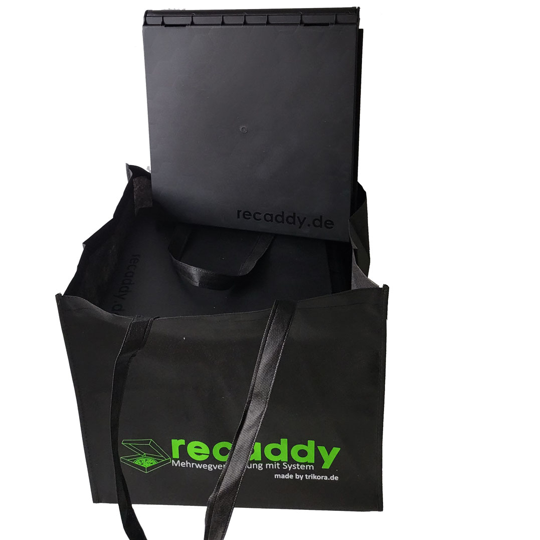 Pizzabox - Transporttasche - recaddy - Mehrwegverpackung mit System